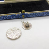 Sterling Silver Pilgrim's Hat Charm Pendant Vintage c1970