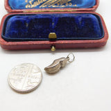 Sterling Silver Dutch Clog Charm Pendant Vintage c1970