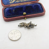 Sterling Silver Dancing Highlander Charm Pendant Vintage c1970