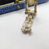 Sterling Silver Openable Motor Car Charm Pendant Vintage c1970