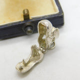 Sterling Silver Family in the Shoe Charm Pendant Vintage c1970