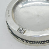 A.E Jones Arts & Crafts Sterling Silver Planished Ashtray Dish Antique 1931