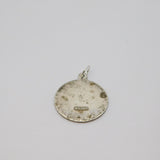 Sterling Silver St Christopher Travel Charm Pendant Vintage c1970