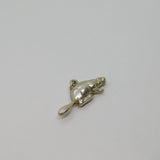 Sterling Silver Beaver Charm Pendant Vintage c1970