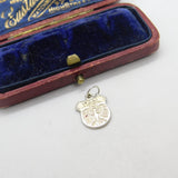 Sterling Silver and Enamel Tirol Travel Shield Charm Pendant Vintage c1970