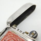 Edwardian Sterling Silver & Enamel Postage Stamp Lighter Antique Birmingham