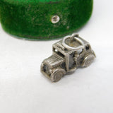 Sterling Silver Motor Car Charm Pendant Vintage c1970
