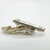 Sterling Silver Canon Charm Pendant Vintage c1970