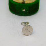 Sterling Silver "Leo" Lion Horoscope Charm Pendant Vintage c1970