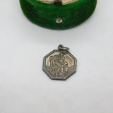 Sterling Silver St Christopher Charm Pendant Vintage c1970