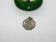 Sterling Silver St Christopher Charm Pendant Vintage c1970