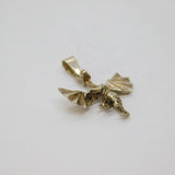 Sterling Silver Welsh Dragon Charm Or Pendant Vintage c1970s