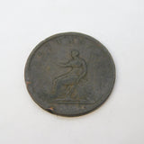 King George III Copper Half Penny Coin Antique 1806 Fair Condition