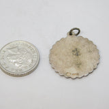 Sterling Silver St Christopher Travel Charm Pendant Vintage c1970s