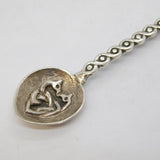 Iona Scottish Sterling Silver Celtic Pattern Souvenir Teaspoons Vintage