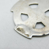 Shetland Scottish Provincial Sterling Silver Celtic Cross Pendant Vintage c1970s