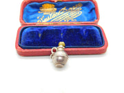 Sterling Silver Jersey Can Drinking Flask Charm Pendant Vintage c1970