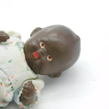 Hand Painted Composite Resin Dolly with Clothes Kewpie Style Antique c1920