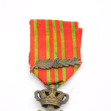 Belgium WW1 Period 1914-1918 War Cross with Palm Reverse Antique