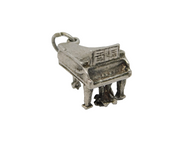 Sterling Silver Grand Piano Charm Pendant Vintage c1970