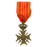 Belgium WW1 Period Croix de Guerre 1914-1918 War Service Medal Antique