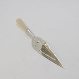 Sterling Silver & Mother of Pearl Trowel Form Bookmark Vintage 1998 London