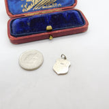 Sterling Silver and Enamel London Travel Shield Charm Pendant Vintage c1970