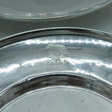 Asprey & Co. Edwardian Sterling Silver Set of Glass Coasters Antique London