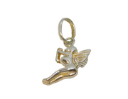 Sterling Silver Tinkerbell Style Fairy Charm Pendant Vintage c1970
