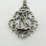 19th Century Austro-Hungarian George Slaying the Dragon Pendant Antique