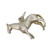Sterling Silver Horse Charm Pendant Vintage c1970