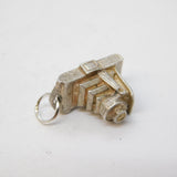 Sterling Silver Traditional Film Camera Charm Pendant Vintage c1970