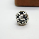 Sterling Silver Pandora Christmas Elves Charm Pendant Vintage c1970