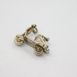 Sterling Silver Scooter With Lifting Seat Charm Pendant Vintage c1970