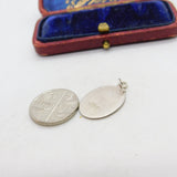 Sterling Silver St Christopher Travel Charm Pendant Vintage c1970