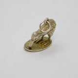 Sterling Silver Kiwi Bird New Zealand Souvenir Charm Pendant Vintage c1970s