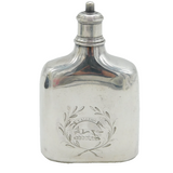 18th Century Georgian Sterling Silver Hunting Interest 'Tallyho' Spirit Flask