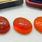 Job Lot Of Intaglios Carnelian Seal Islamic Script Text Antique Georgian c1820