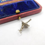 Sterling Silver Ballerina Charm Pendant Vintage c1970