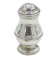 George I Sterling Silver Bun Form Sugar Caster Antique 1723 London
