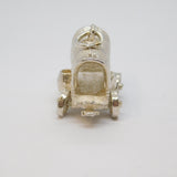 Sterling Silver Wagon Cart Charm Pendant Vintage c1970