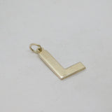 Sterling Silver "L" Inital Charm Pendant Vintage c1970