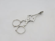 Sterling Silver Georgian Style Sugar Nips Antique 1938 Sheffield Art Deco