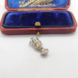 Sterling Silver Egyptian Pharaoh Charm Pendant Vintage c1970