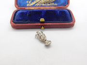 Sterling Silver Egyptian Pharaoh Charm Pendant Vintage c1970