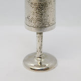 19th Century Sterling Silver Planished Miniature Goblet Antique c1890