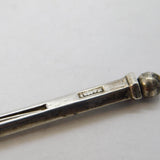 20th Century Sterling Silver Propelling 'Swizzle Stick' Cocktail Stir Fob c1920