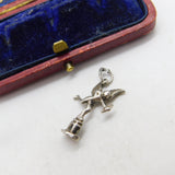 Sterling Silver Eros the Archer Charm Pendant Vintage c1970