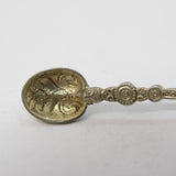 King George V Sterling Silver Coronation Anointing Spoon Antique 1910