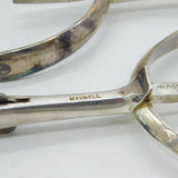 WW1 Henry Maxwell, London Boxed Set of Cavalry Riding Spurs Antique c1915
